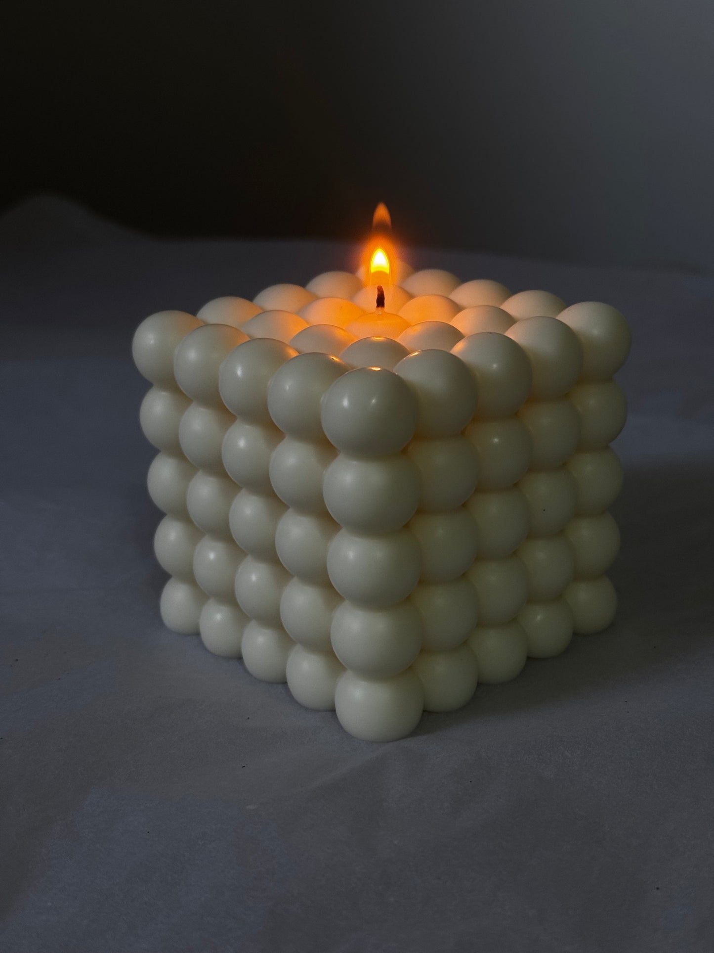Cloud Cube Candle