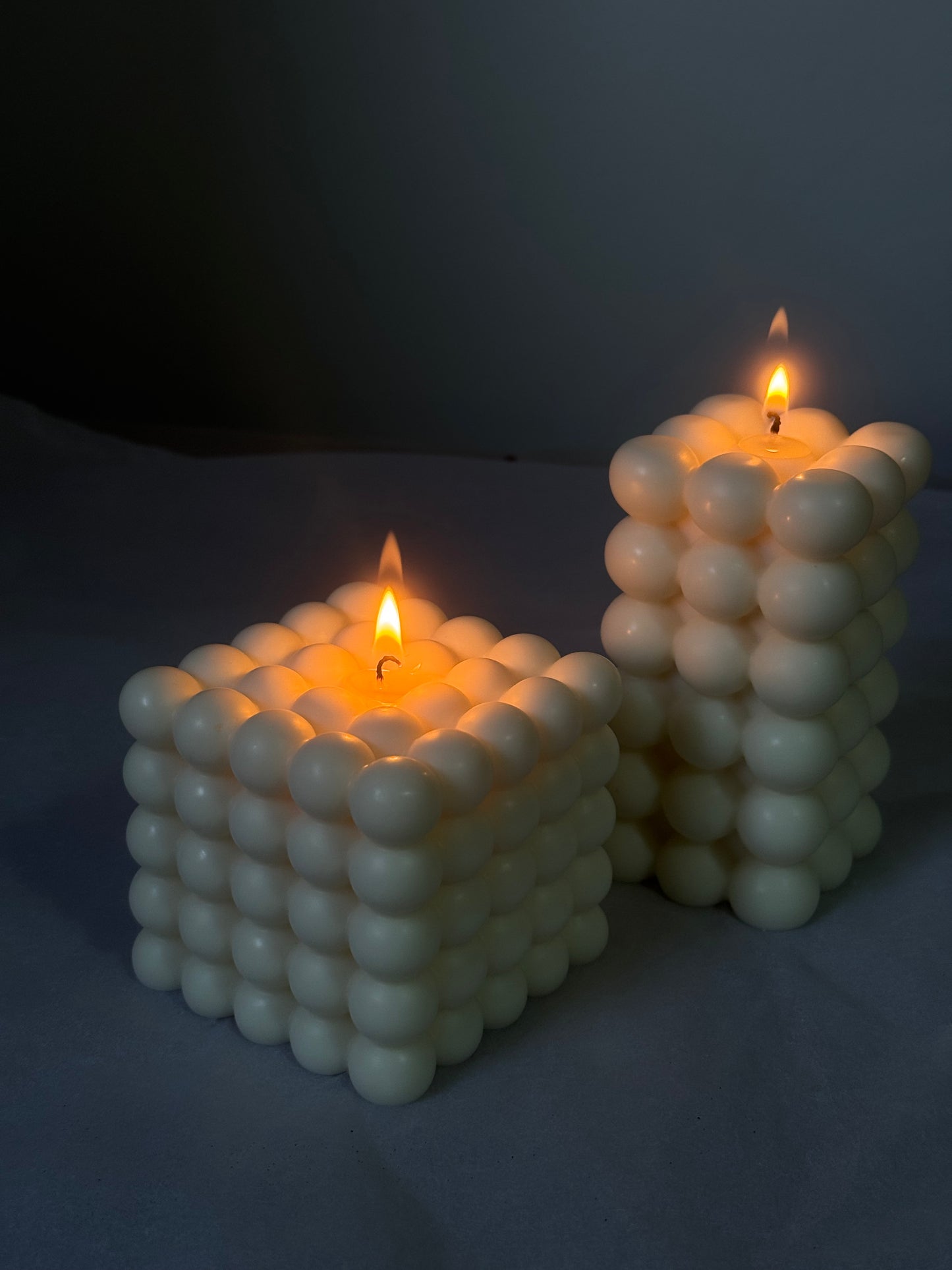 Cloud Cube Candle
