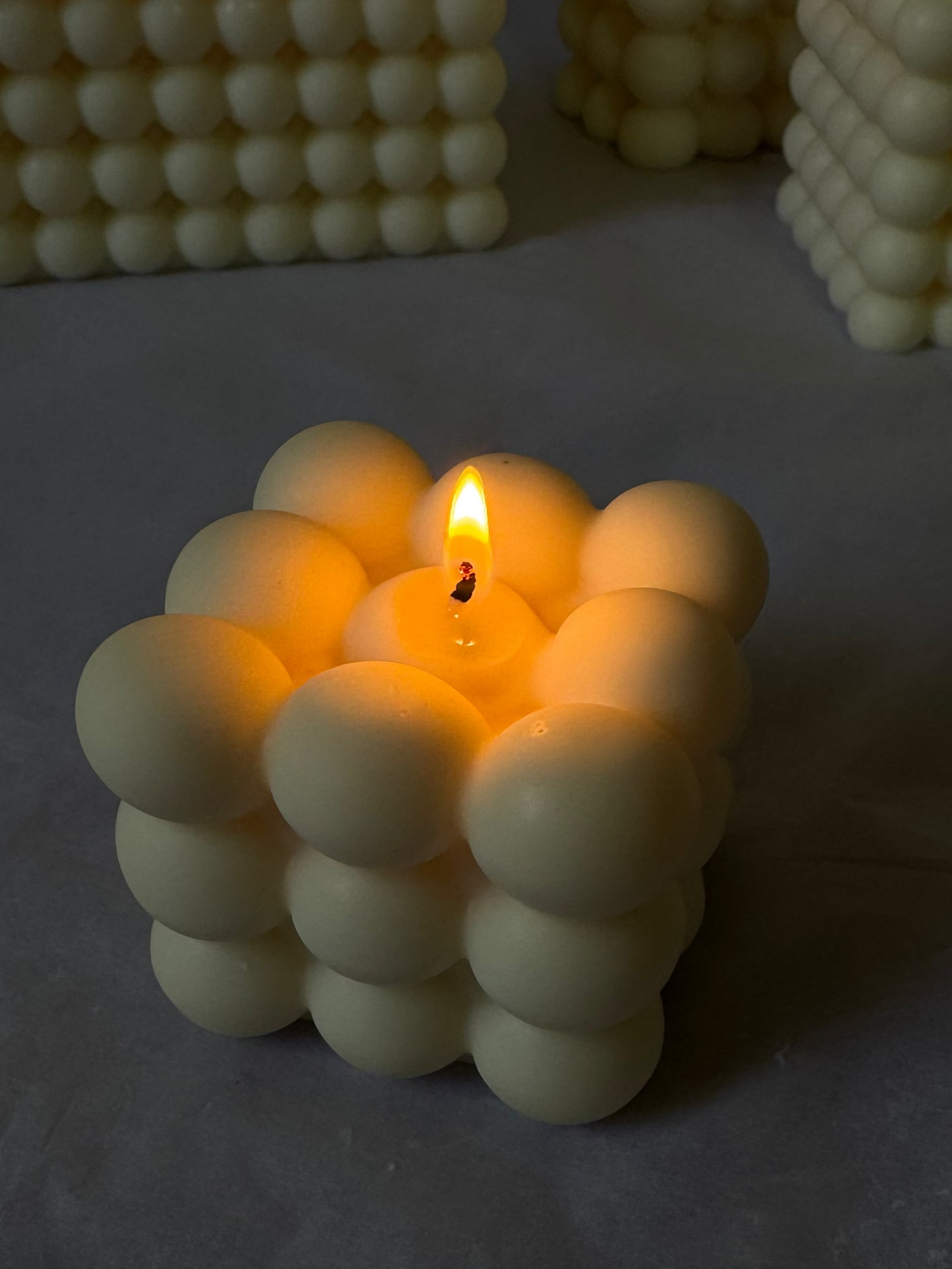 Mini Bubble Cube Candle